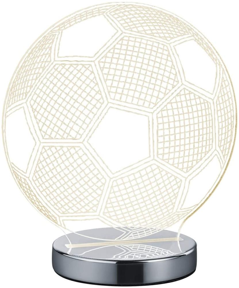 LED Tischleuchte BALL 3D Fußball Lichtfarbe einstellbar Höhe 22cm Bild 1