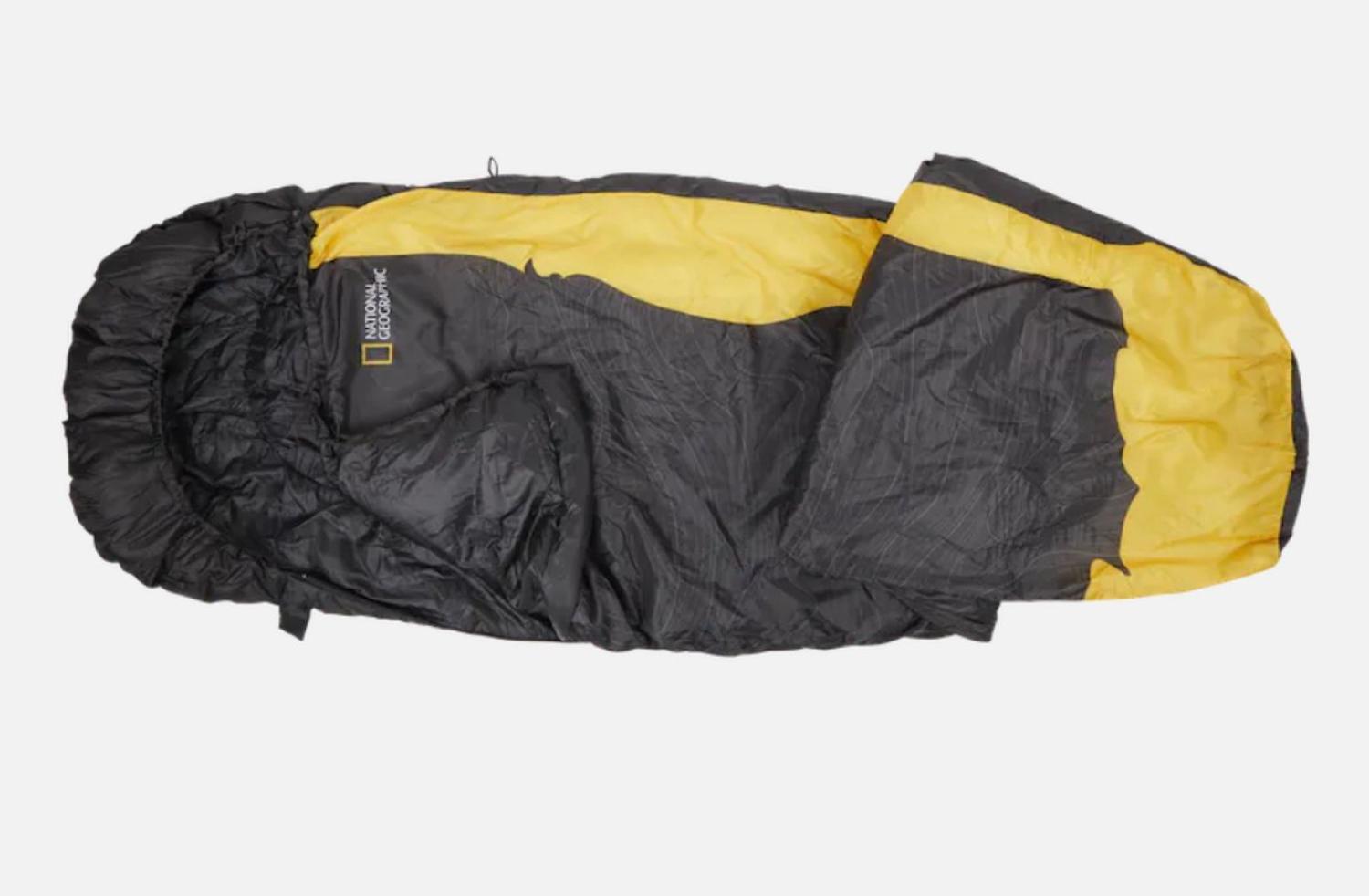 Outdoor Schlafsack Deckenschlafsack 74x230cm für Wandern Camping Übernachtungen mit Kopfteil Bild 1