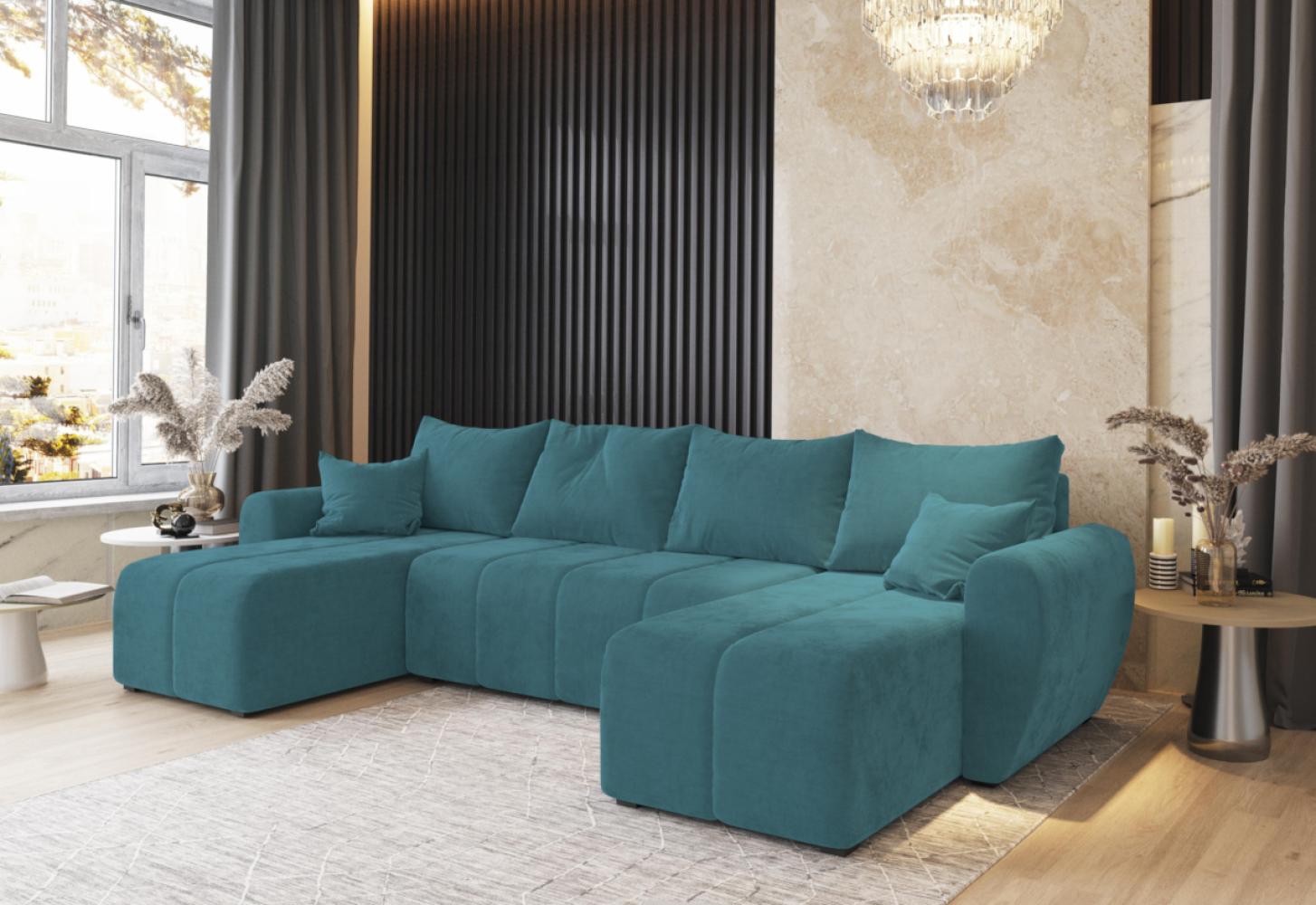 Sofa mit Schlaffunktion in U-Form MOLISA, 311x82x145, Kronos 13 Bild 1
