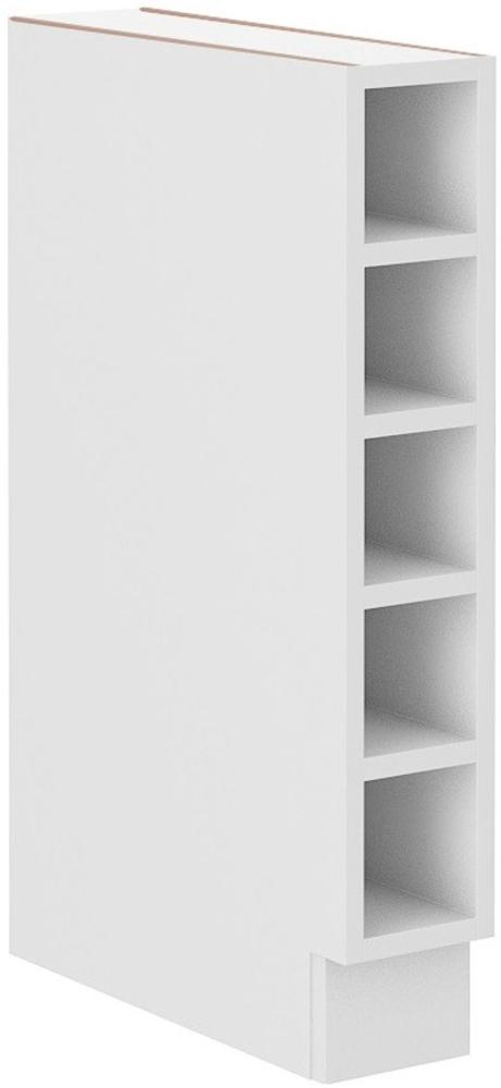 Küchen Unterschrank Regal 15 cm Weiß Küchenzeile Küchenblock Küche Einbauküche Bild 1