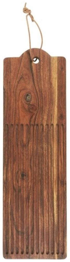 Schneidebrett Schneidbrett Holz Brett mit Rillen 15x48cm Ib Laursen 17019-00 Bild 1