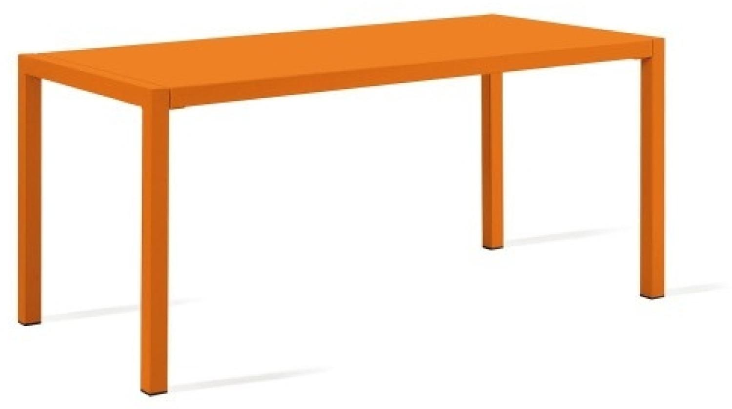 Tisch Quatris 160x80x75 cm orange Bild 1