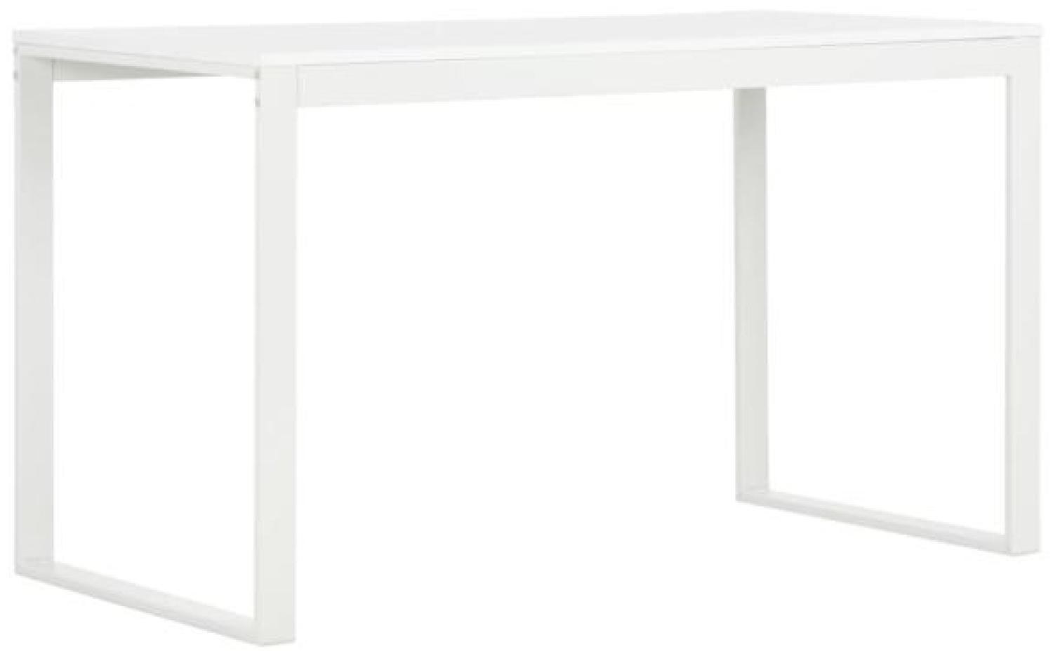 Schreibtisch Weiß 120x60x70 cm Bild 1