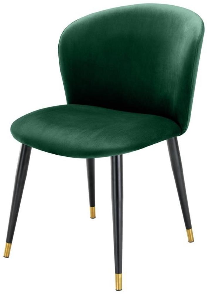EICHHOLTZ Stuhl Volante Roche Dark Green velvet Bild 1