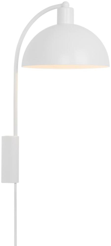 Wandlampe weiss Nordlux Ellen 20 E14 mit Kabelschalter Bild 1