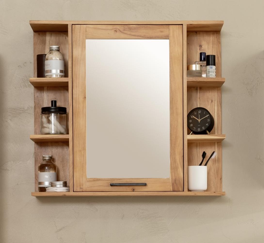 Spiegelschrank 80x71cm 'Albany' Akazie massiv lackiert Bild 1