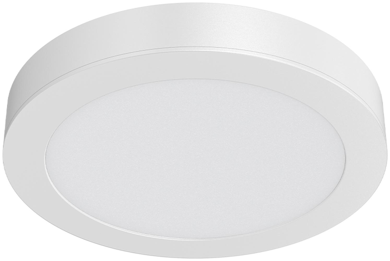 LED Aufbau Deckenleuchte Rund 18W 1760LM 3000K, Ø23cm Ultra Slim LED Panel Bild 1