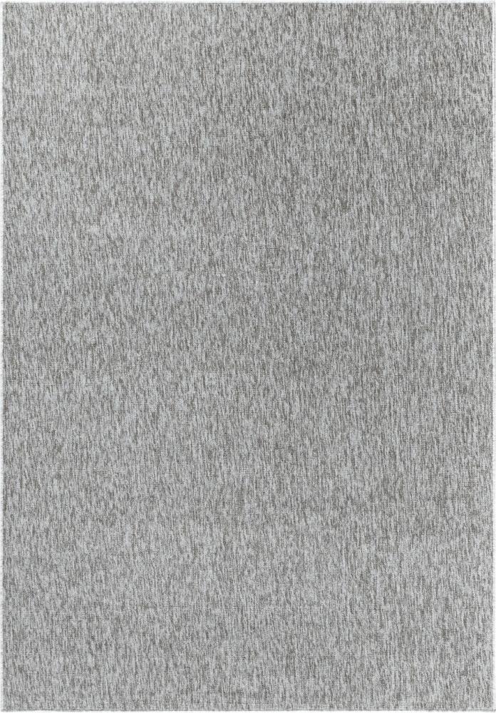 Kurzflor Teppich Neva rechteckig - 200x290 cm - Hellgrau Bild 1