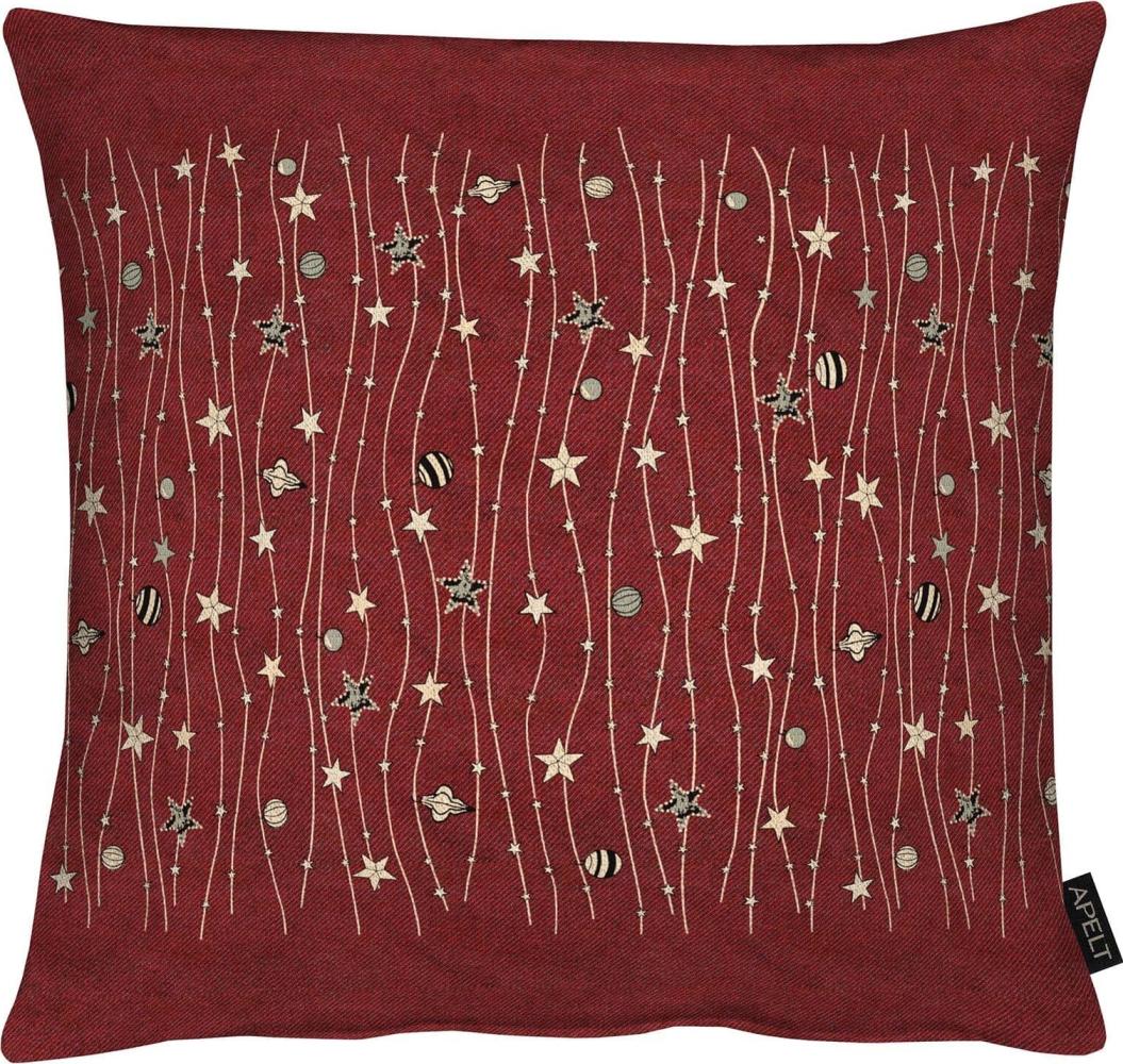 Apelt Dekokissenhülle Sterne 6301 | 49x49 cm | rot Bild 1