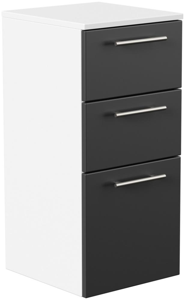 Midischrank SANTINI Front schwarz : Schwarz Bild 1