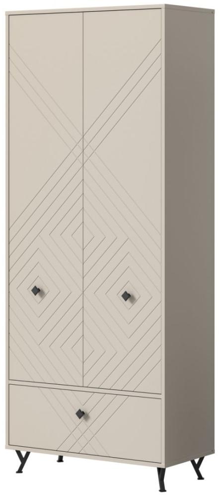 Schuhschrank Apunti in sand 80 x 190 cm Bild 1