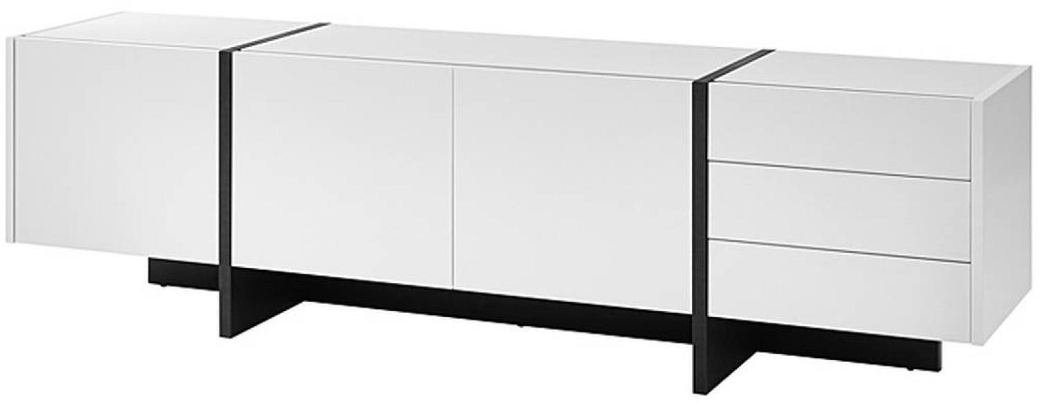 Lowboard II Caio - Weiß matt, ca. 212x60x45 cm Bild 1