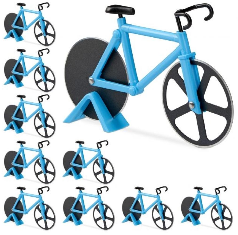 10 x Fahrrad Pizzaschneider blau 10025810 Bild 1