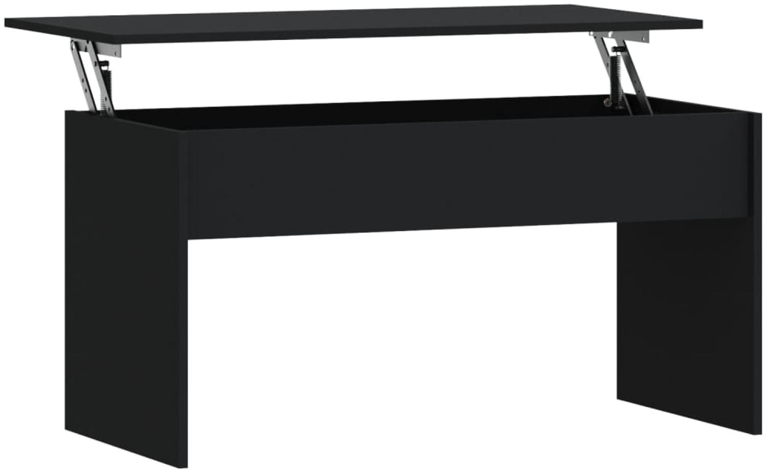 Couchtisch Schwarz 102x50,5x52,5 cm Holzwerkstoff Bild 1