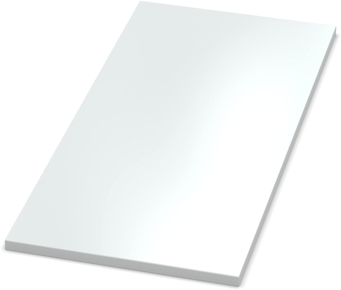 AUPROTEC Tischplatte 19mm weiß 1400 x 1000 mm Holzplatte melaminharzbeschichtet Spanplatte mit Umleimer ABS Kante Auswahl: 140 x 100 cm Bild 1