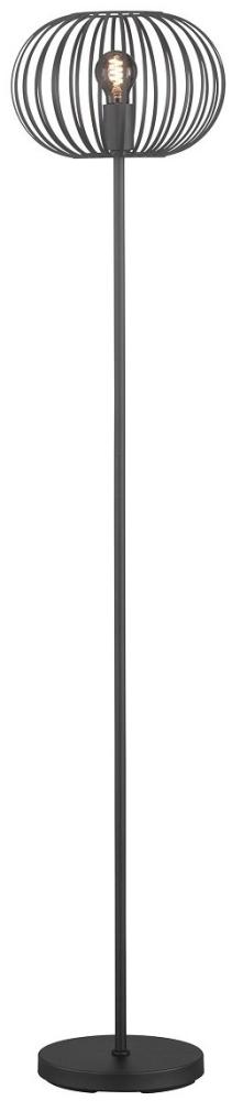 Stehleuchte Mocca - Schwarz matt - 145x30cm Bild 1