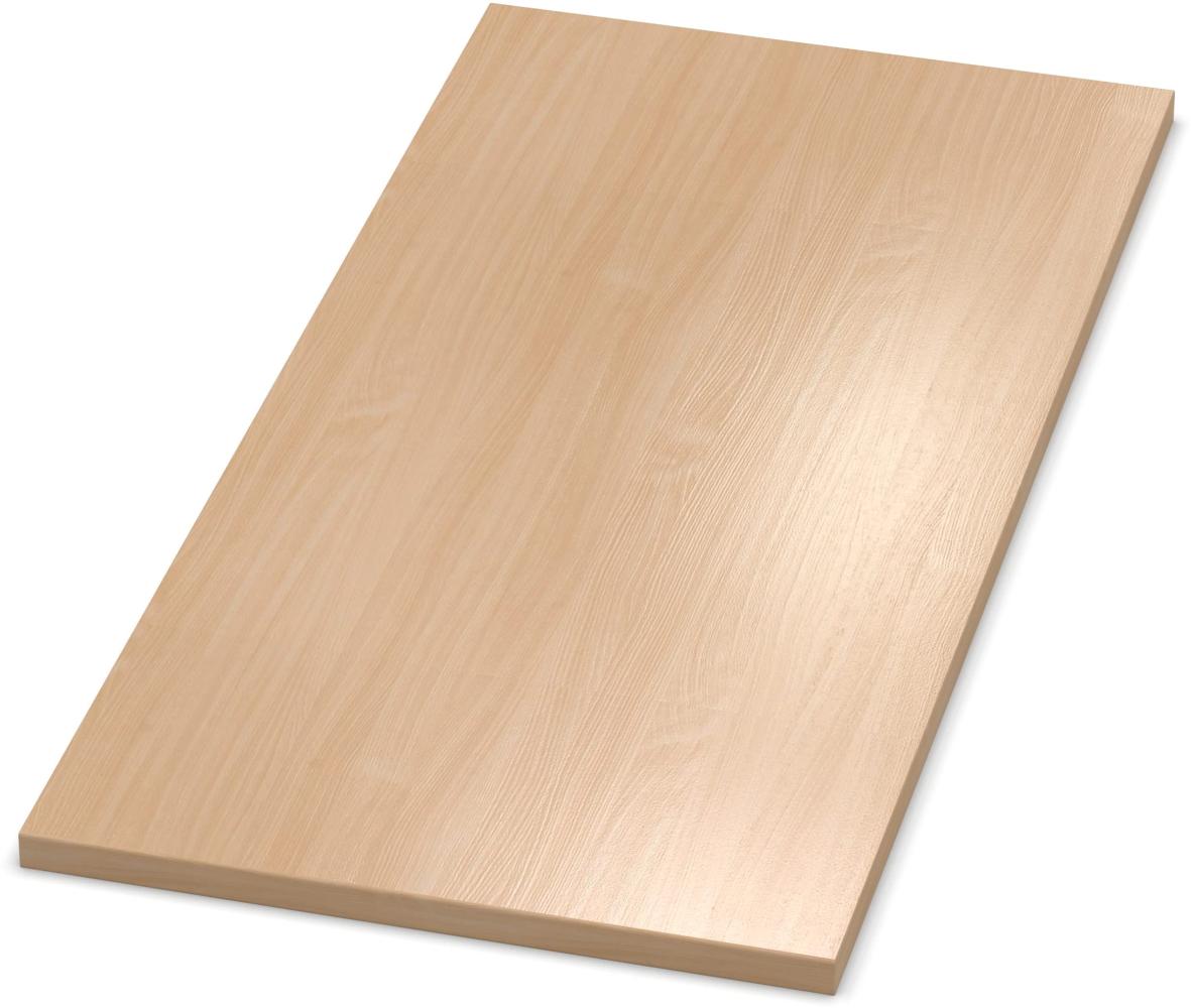 AUPROTEC Tischplatte 19mm Buche 900 x 500 mm Holzplatte Dekor Spanplatte mit Umleimer ABS Kante Auswahl: 90 x 50 cm Bild 1