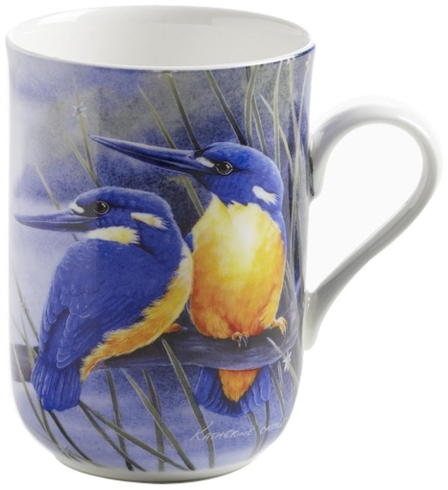 Becher 330 ml AZURFISCHER Birds of Australia / Maxwell & Williams / Bone China / Katherine Castle / Kaffeebecher / Pott Bild 1