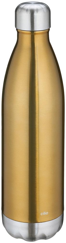 Cilio Elegante Isolier-Trinkflasche 750 ml gold Bild 1