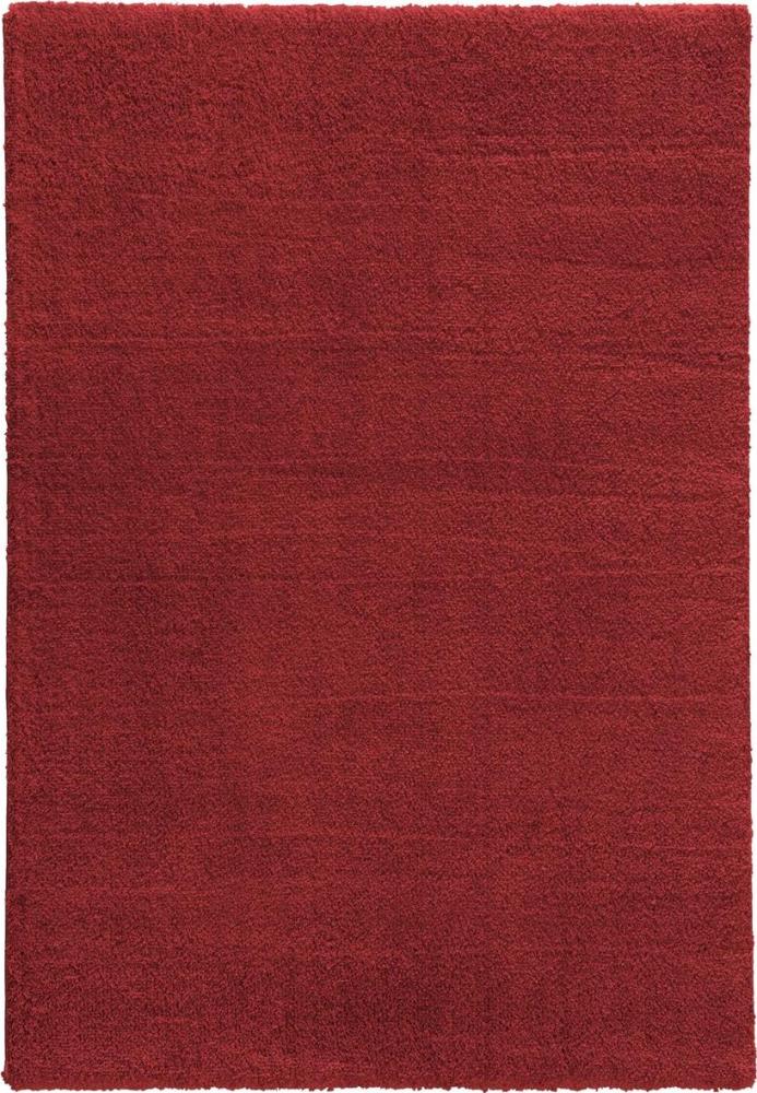 Teppich in Rot aus 100% Polyester - 230x160x3cm (LxBxH) Bild 1