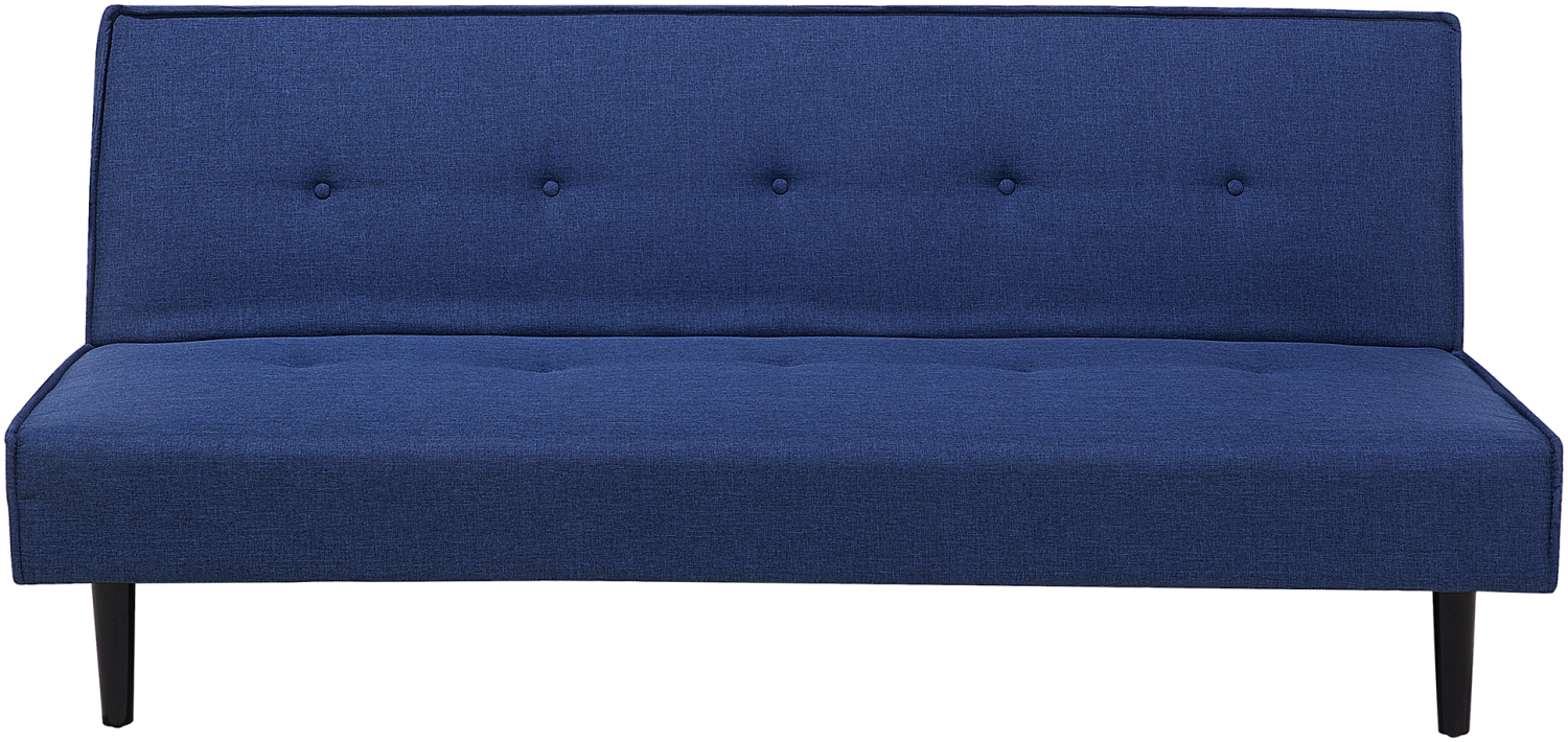 Schlafsofa 3-Sitzer Polsterbezug marineblau VISBY Bild 1