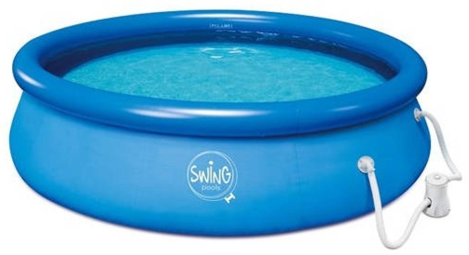 SWING Pool 3,66m x 0,91m mit Kartuschen-Filteranlage Quick Up Pool Fast Set Pool Bild 1