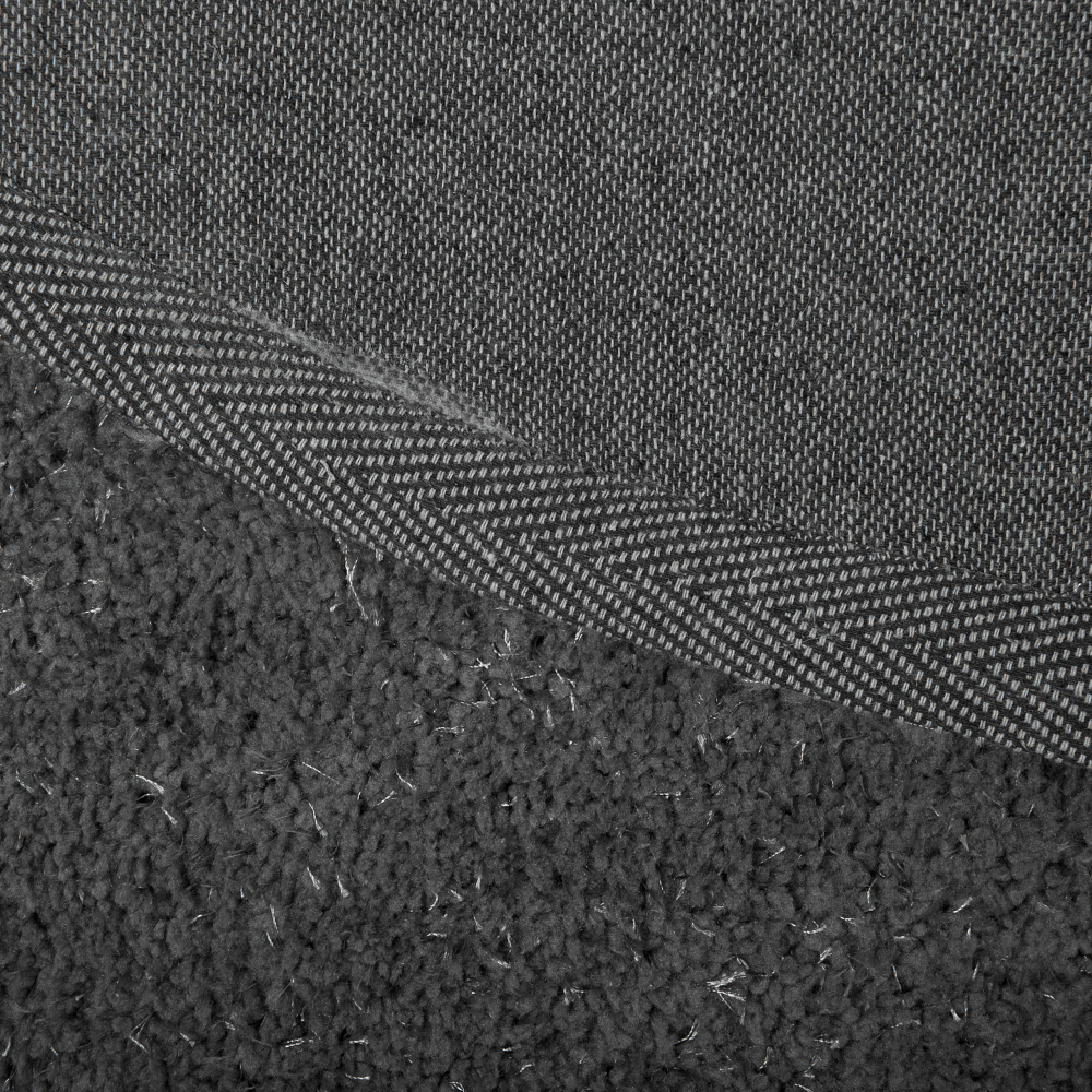 Teppich dunkelgrau 140 x 200 cm Shaggy DEMRE Bild 1