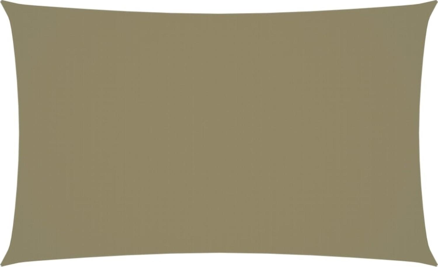 Sonnensegel Oxford-Gewebe Rechteckig 3x6 m Beige Bild 1