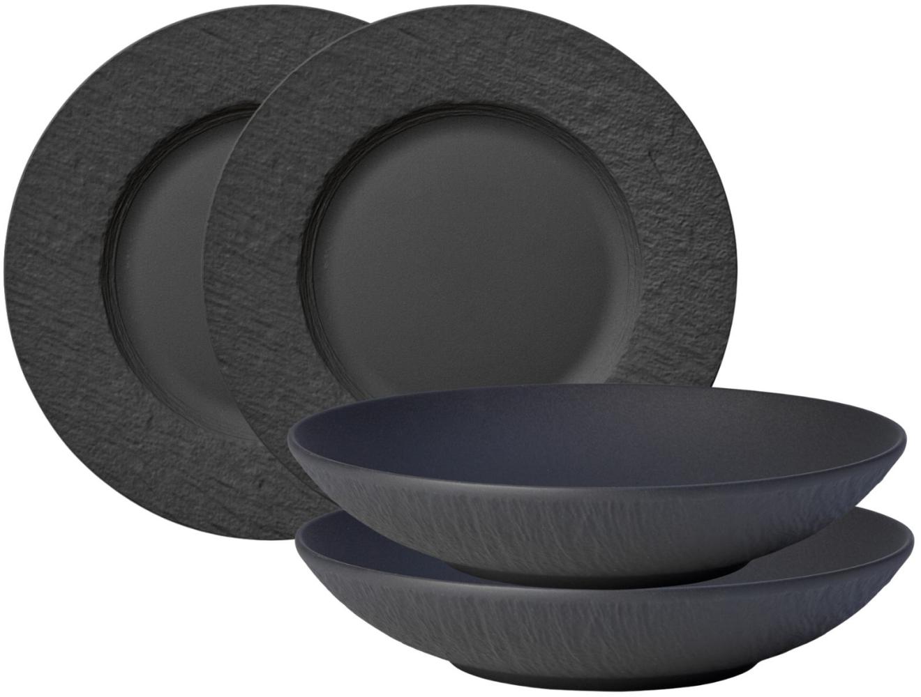 Villeroy & Boch Manufacture Rock Tafelset 4tlg Bild 1