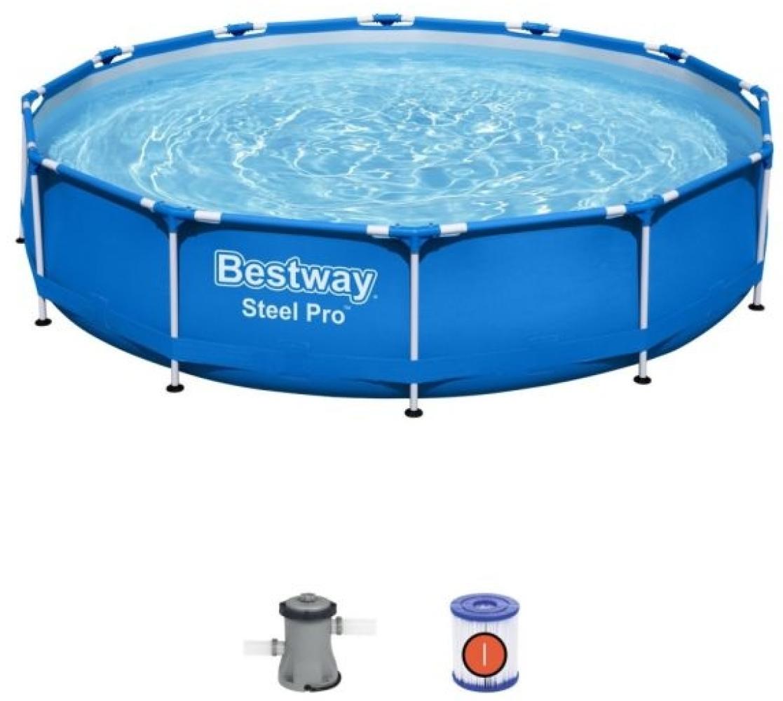 Bestway Steel Pro 56681 6473 l Gerahmter Pool Erwachsener Blau 23 6 kg Bild 1