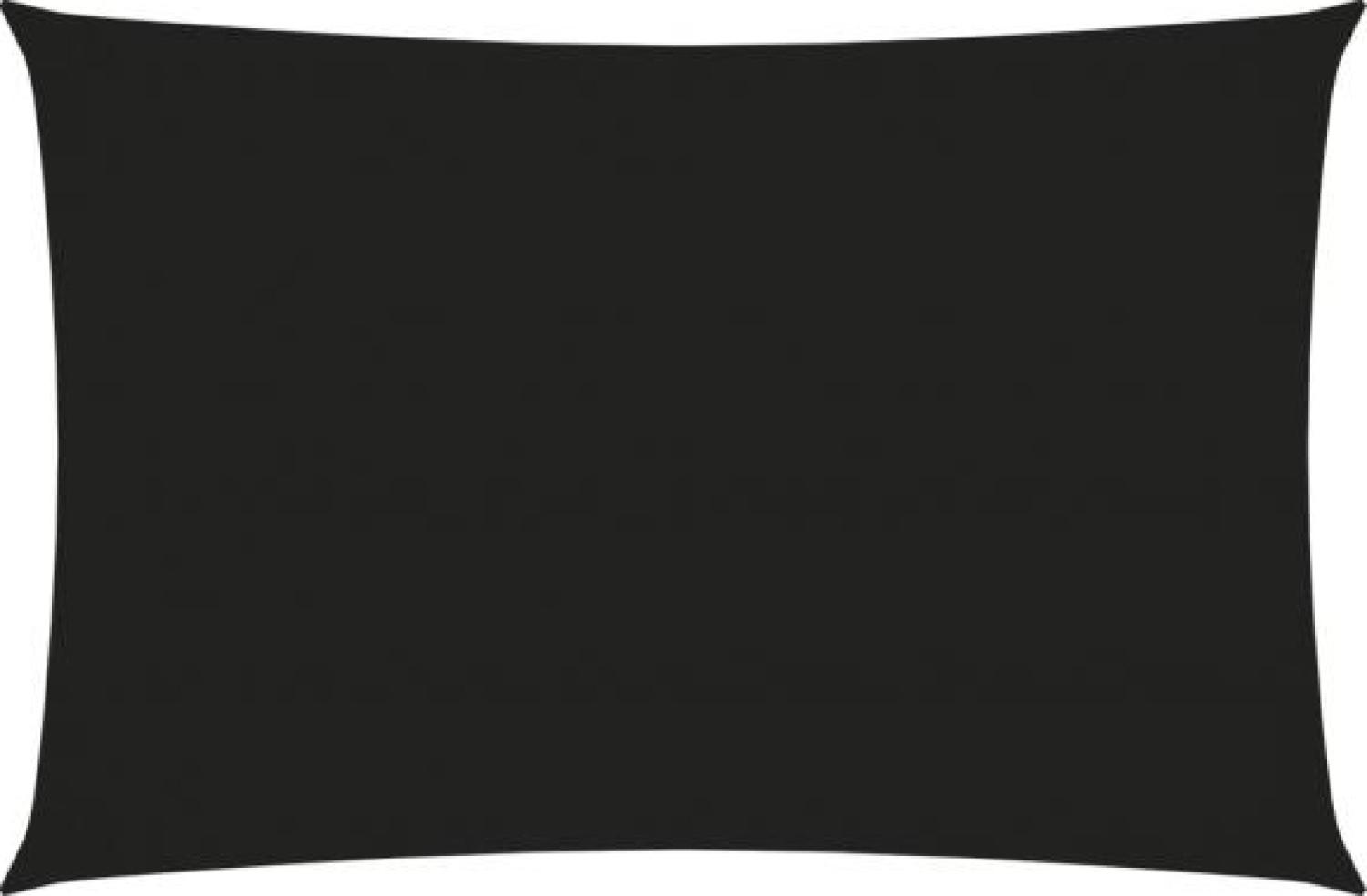 Sonnensegel Oxford-Gewebe Rechteckig 2x4,5 m Schwarz Bild 1