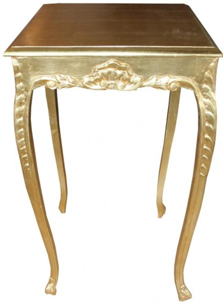 Casa Padrino Barock Bar Tisch Gold Höhe: 112 cm Breite: 60 cm - Antik Möbel Bild 1