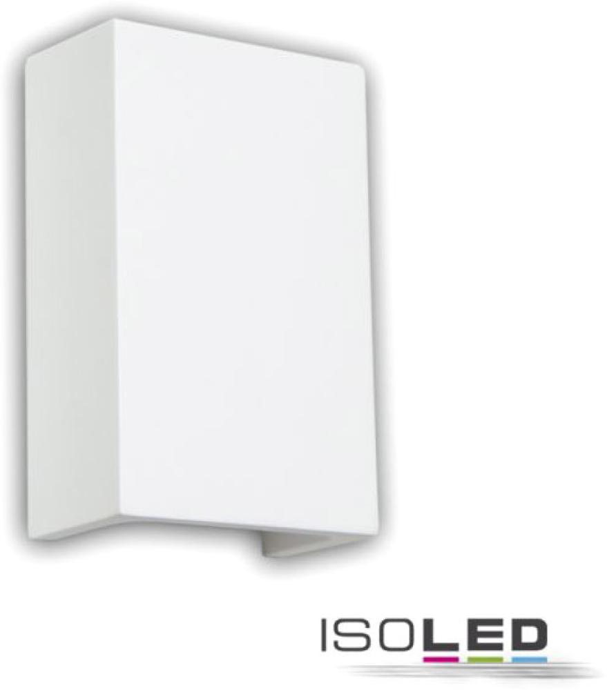 ISOLED LED Gips-Wandleuchte 2x3W, UP&DOWN, eckig, warmweiß Bild 1
