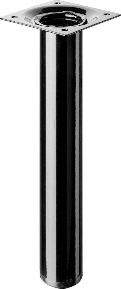 Hettich Tischbein 3,0 x 20 cm Stahl schwarz -1 Stück Bild 1
