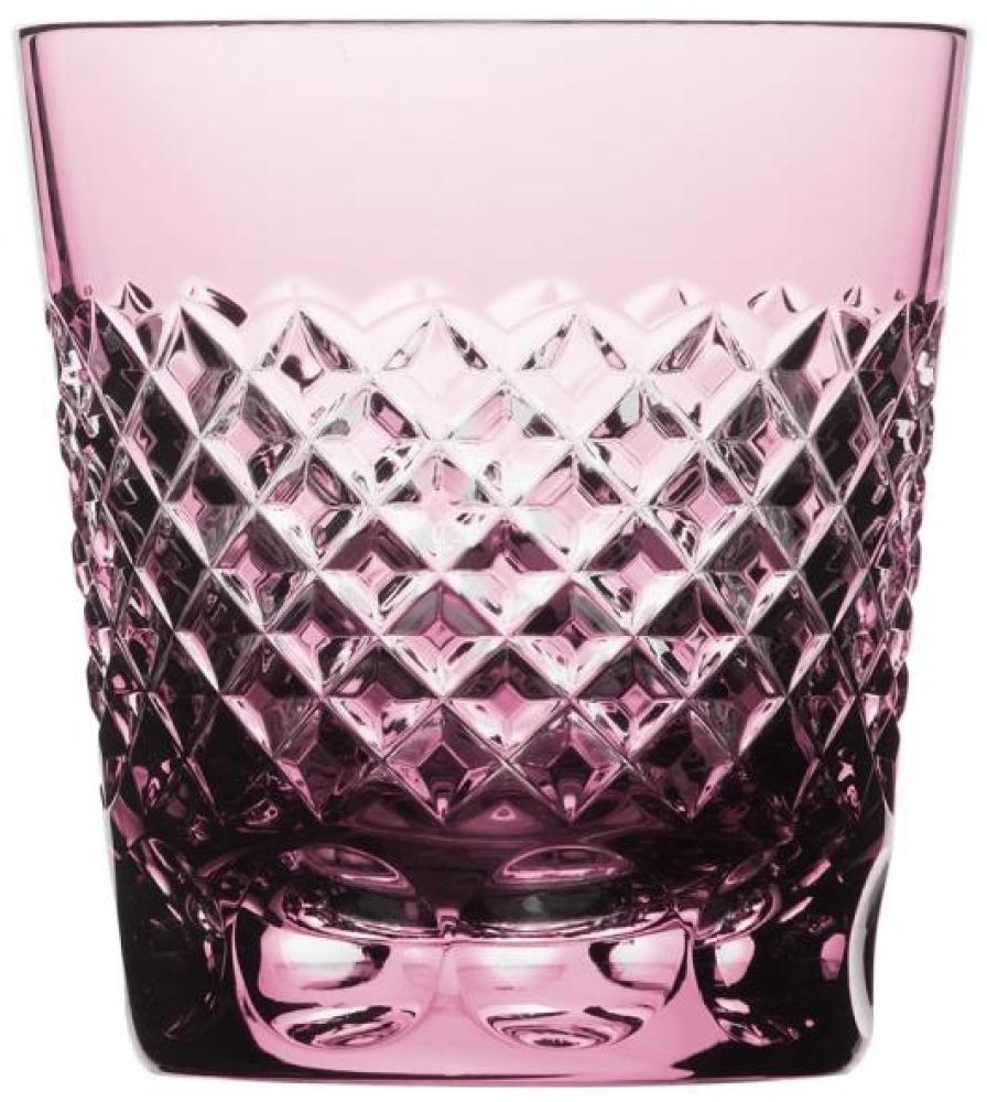 Becher Kristall Karo rosalin (8,5 cm) Bild 1