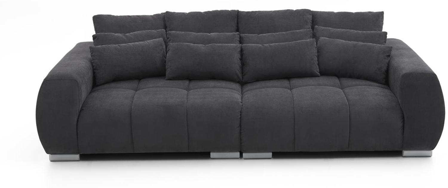 Big Sofa XXL Couch ESCAPE Sun 96 anthrazit Kissen 276x145 Bild 1