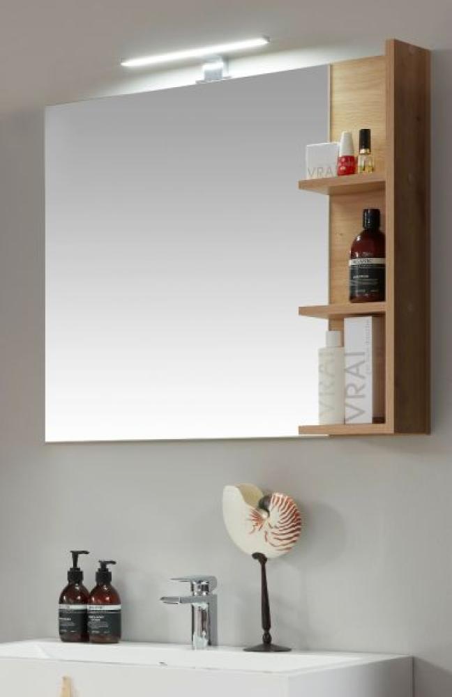 Badspiegel One Eiche mit Ablage 79 x 68 cm Bild 1