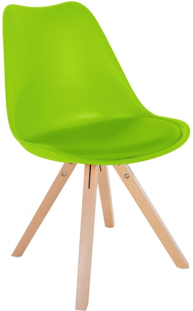 Stuhl Sofia Kunststoff Square (Farbe: hellgrün) Bild 1