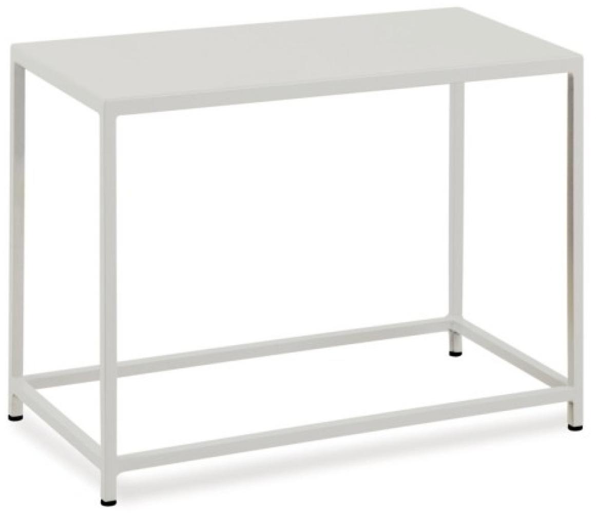 Outdoor Beistelltisch Daisy 60x30x45 cm perlweiß BS Bild 1