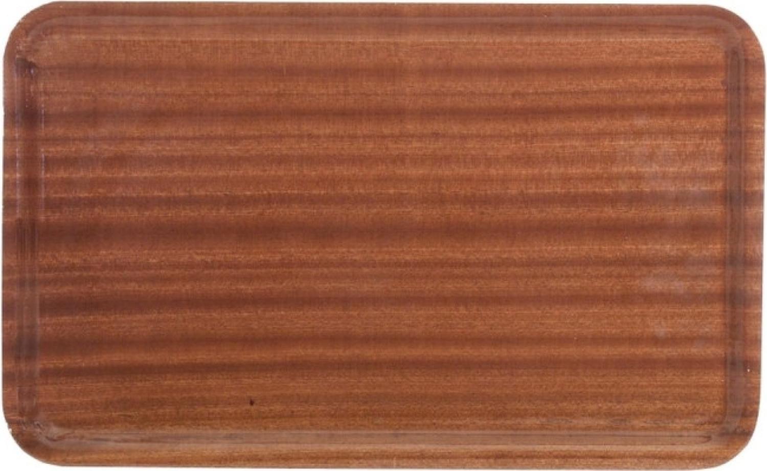 Contacto Holz Tablett GN 1/1, 53 x 32,5 cm rutschhemmend, Farbe Mahagoni Bild 1