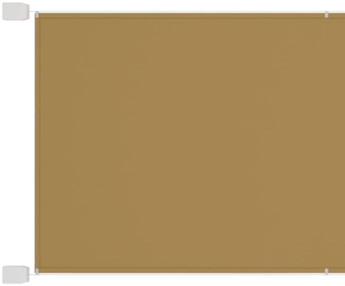 Senkrechtmarkise Beige 60x360 cm Oxford-Gewebe Bild 1