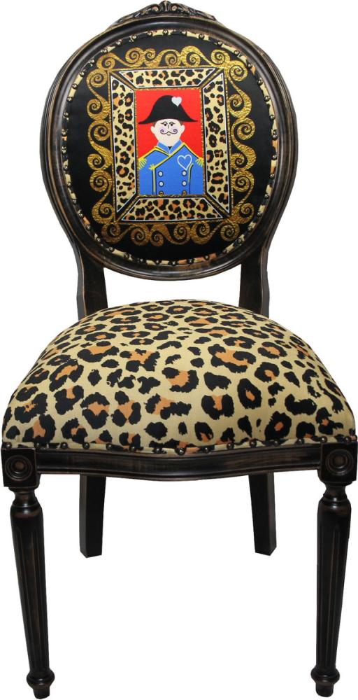 Casa Padrino Barock Luxus Esszimmer Stuhl ohne Armlehnen Lord - Designer Stuhl - Limited Edition Bild 1