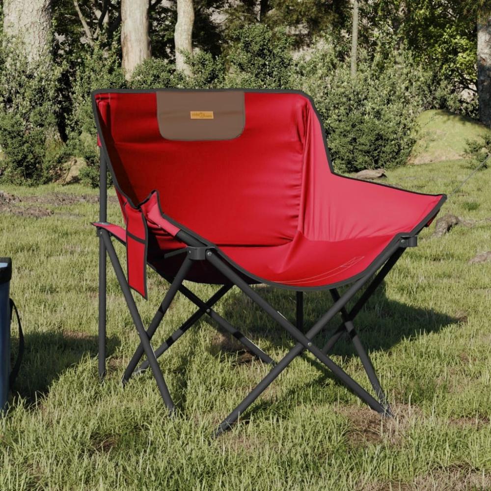 Campingstühle 2 Stk. mit Tasche Klappbar Rot 366549 Bild 1