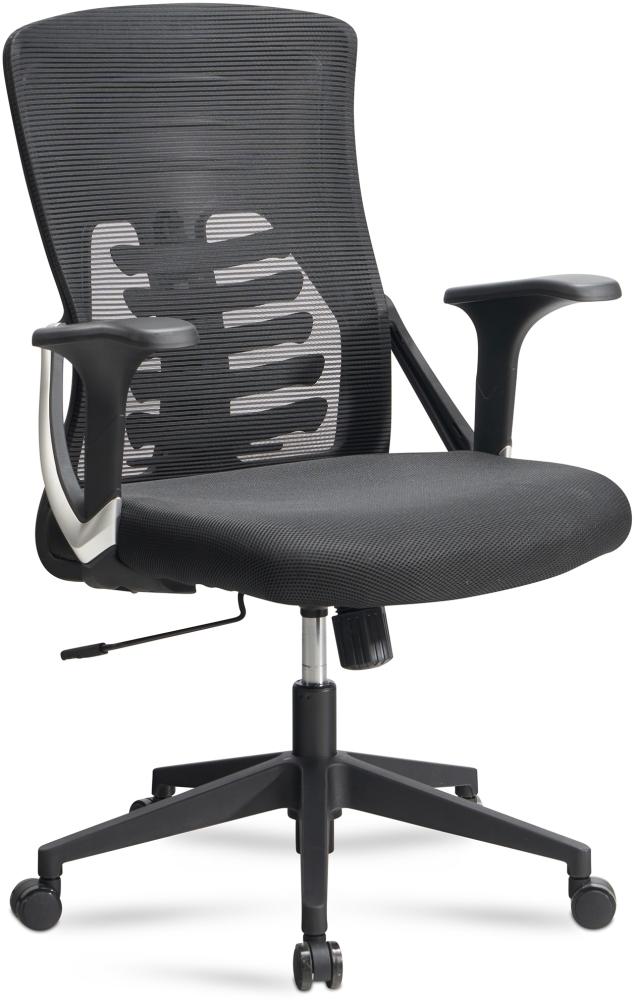 Bürostuhl Schreibtischstuhl Mesh Schwarz Drehstuhl Ergonomisch 120 kg Bild 1