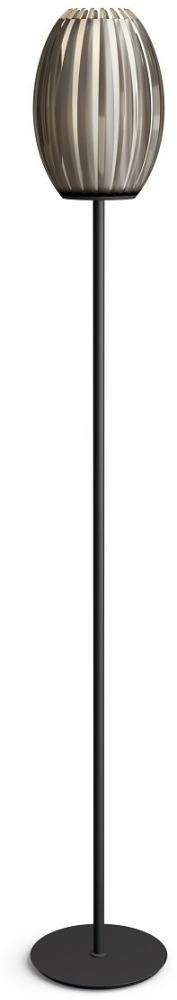 Herstal Tentacle M Stehleuchte schwarz rauchfarben E27 165cm Bild 1