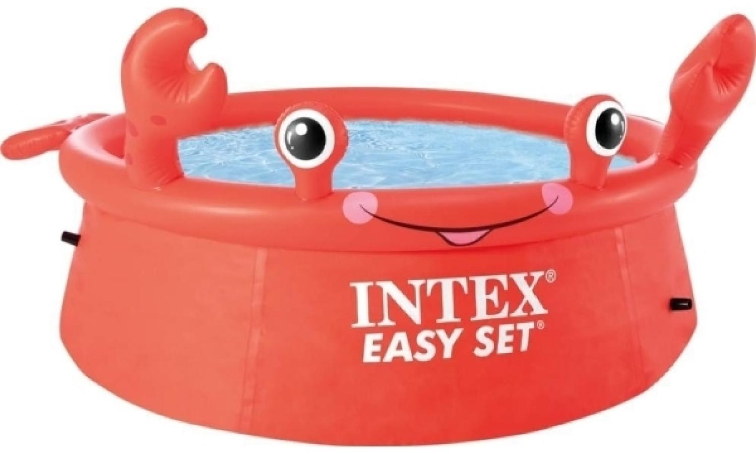 Intex Easy Set aufblasbares Schwimmbad in Form einer Krabbe 183x51 cm Bild 1