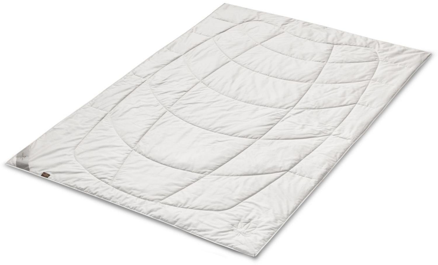 Kauffmann Hanf Leicht Steppbett Sommerdecke Monodecke 200x200 cm 600 g vegan Bild 1