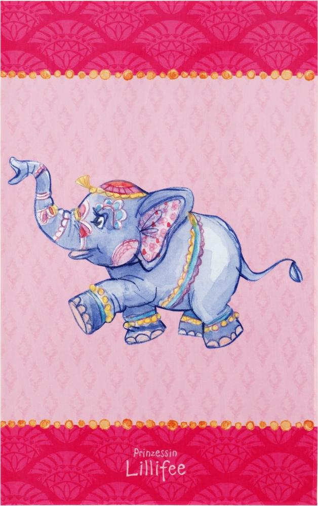 Kinderteppich- Die Prinzessin Lillifee Elefant, Zwei Größen Mädchen- Zimmer, Spielteppich 160 x 100 cm Bild 1