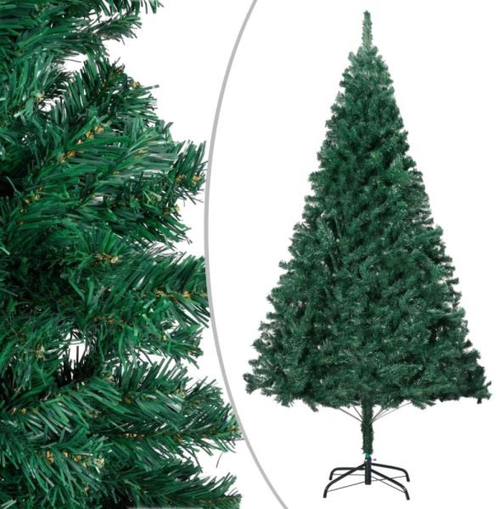 vidaXL Künstlicher Weihnachtsbaum mit Dicken Zweigen Grün 180 cm PVC Bild 1