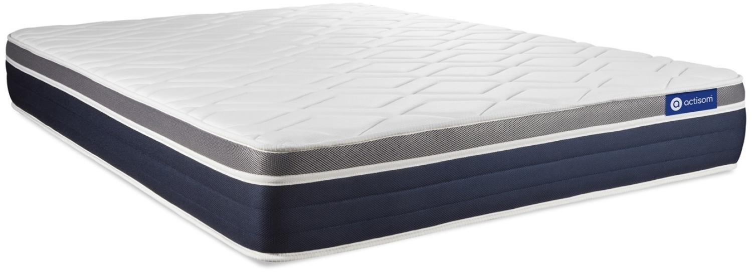 Actiflex confort matratze 130x210cm, Taschenfederkern und Memory-Schaum, Härtegrad 3, Höhe :26 cm, 7 Komfortzonen Bild 1